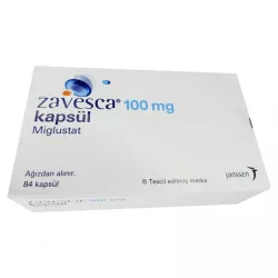 Завеска (Миглустат) капсулы 100мг 84шт