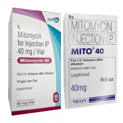 Митомицин (Mitomycin 40mg) порошок д/пригот. р-ра д/инъекц 40мг фл 1шт фото