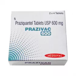 Празиквантел Бильтрицид (Prazivac \\ Zerquan, аналог Дистоцид, Цистицид) табл. 600мг №8