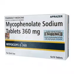 Майфортик, Феломика аналог (Myfocept-S 360) 360мг таб. №60