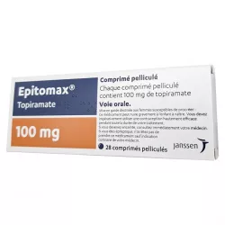 Топамакс 100 таб. (в Европе название Epitomax) Франция! 100мг №28 фото