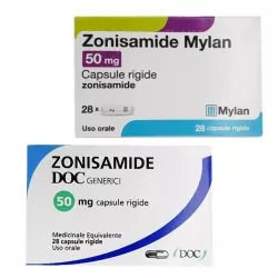 Зонисамид капсулы 50 мг Mylan Италия №28