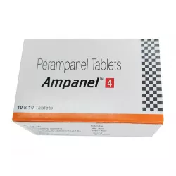 Перампанел 4 мг Ampanel :: Файкомпа полный аналог 4 мг №100!! (100 таб.)