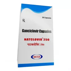 Ганцикловир таблетки (капсулы) Natclovir 250мг №30