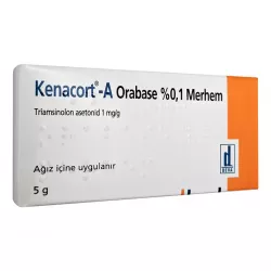 Кенакорт-А Орабейс (Kenacort-A Orabase) дентальная адгезивная паста 0,1% 5г фото
