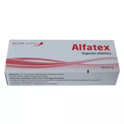 Альфатекс (Эубетал Антибиотико) глазная мазь 3г