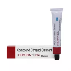 Дитранол Derobin (аналог Миканол, Псоракс, Антралин) мазь 1,15% 30г
